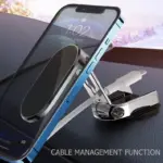 New Alloy Folding Magnetic Car Phone Holder - Image 9