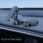 New Alloy Folding Magnetic Car Phone Holder - Image 10