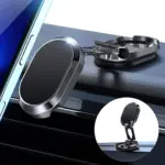 New Alloy Folding Magnetic Car Phone Holder - Image 11