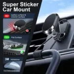 New Alloy Folding Magnetic Car Phone Holder - Image 14