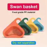 Kitchen Sink Drain Basket Swan Drain Rack - Image 11