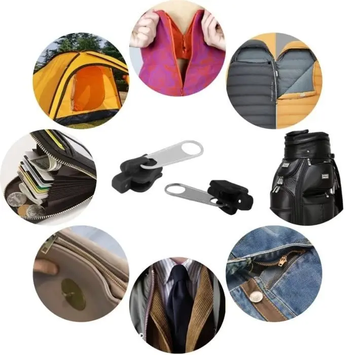 Different zipper types supported