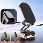New Alloy Folding Magnetic Car Phone Holder