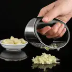 Stainless Steel Garlic Press - Image 2