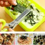 5Blades Kitchen Salad Scissors - Image 5