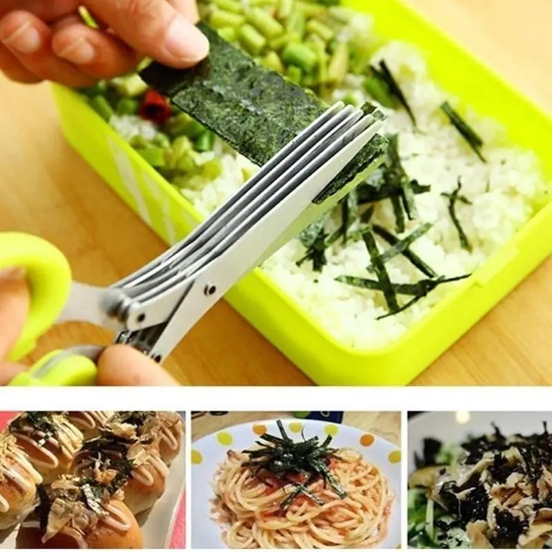 Time-saving herb scissors