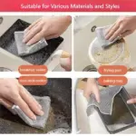 Multipurpose Wire Miracle Cleaning Cloths - Image 5