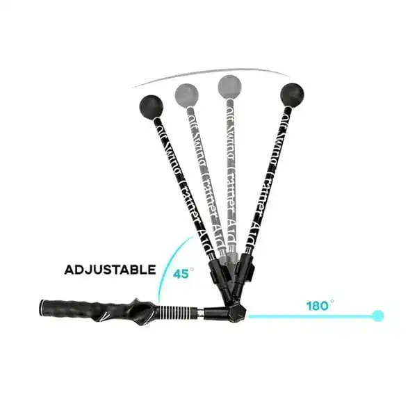 Golf trainer adjustability