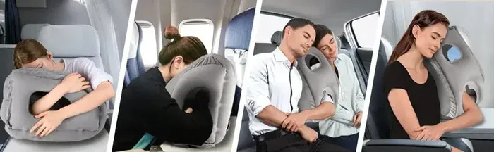 Travel pillow providing 360-degree support