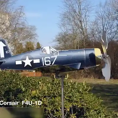 Corsair wind-powered decoration