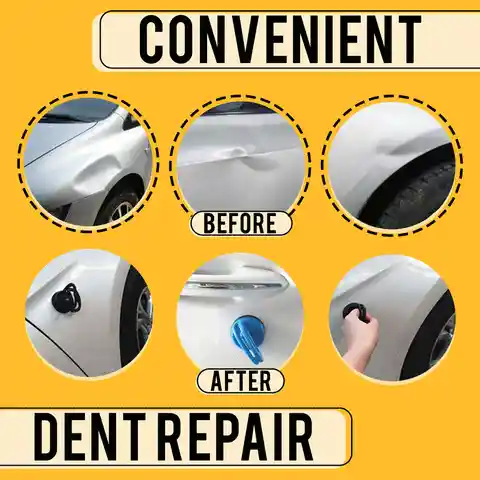 Car Dent Puller in Use