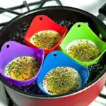 Easy Silicone Egg Poacher (4 PCS) - Image 2