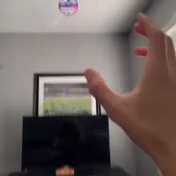 Flying Spinner Ball in action