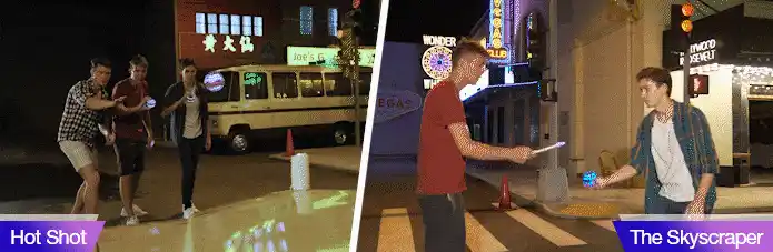 Flying Spinner Ball in action