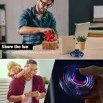 Flying Spinner UFO Boomerang Mini Drone